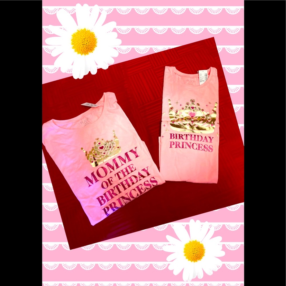 Mommy and Me Birthday ( Princess )Tee.